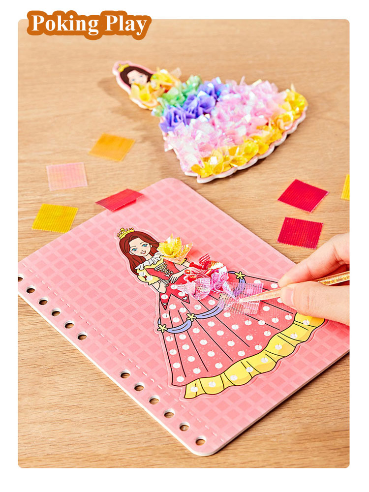 Art Craft Education - DIY Painting Sticker Craft Toys Kid