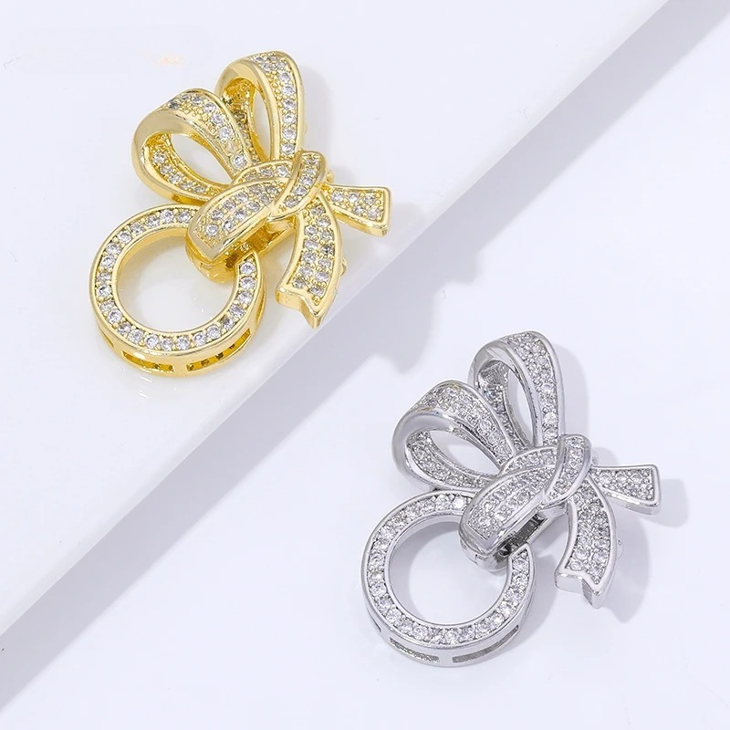 Art Craft Making - 18K Gold Plated Pearl Clasps Connectors