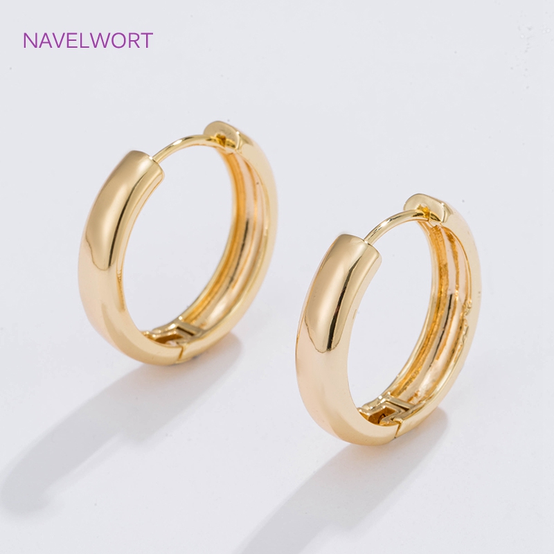 Art Craft Making - 6 Sizes Gold Plated Circle Hoop