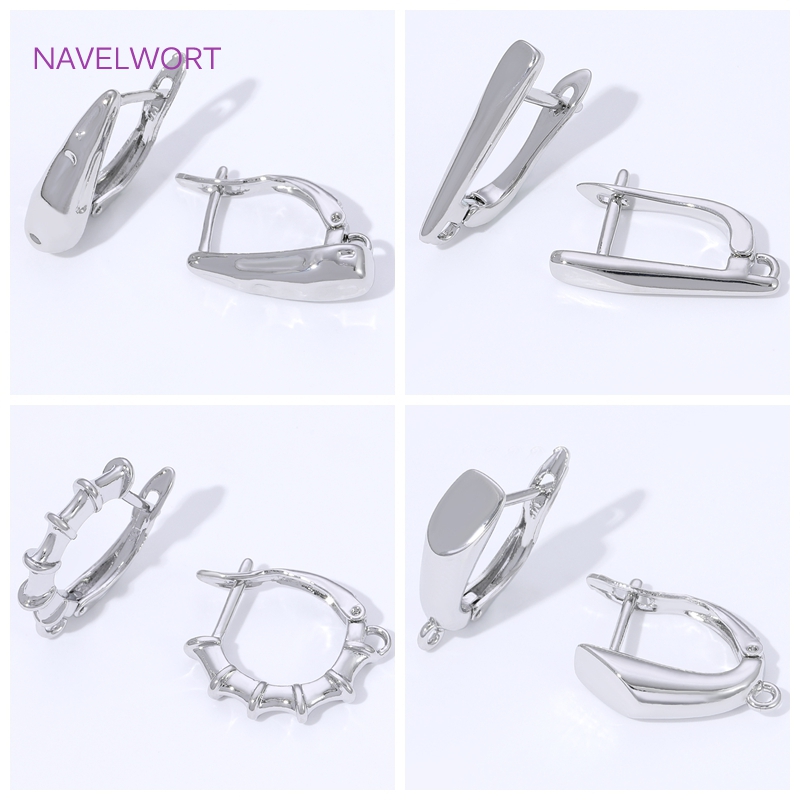 Art Craft Making - 18K Gold Plated Smooth Earring Hooks