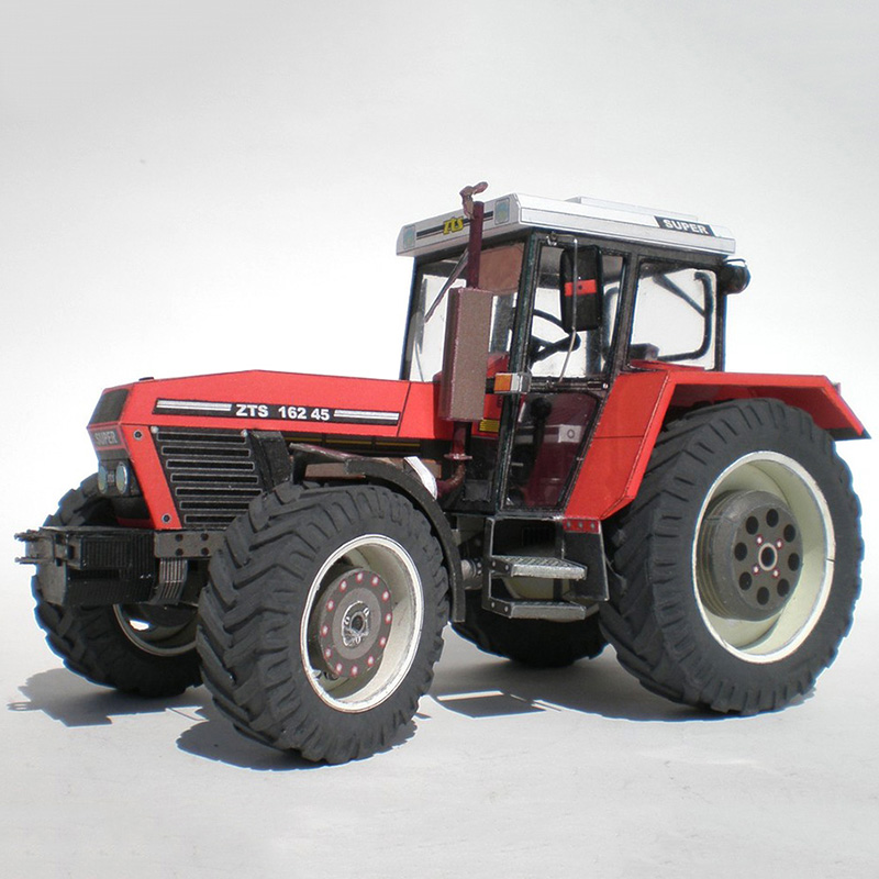 Art Craft Cardboard - Zetor 162 45 Máy Kéo 1:32