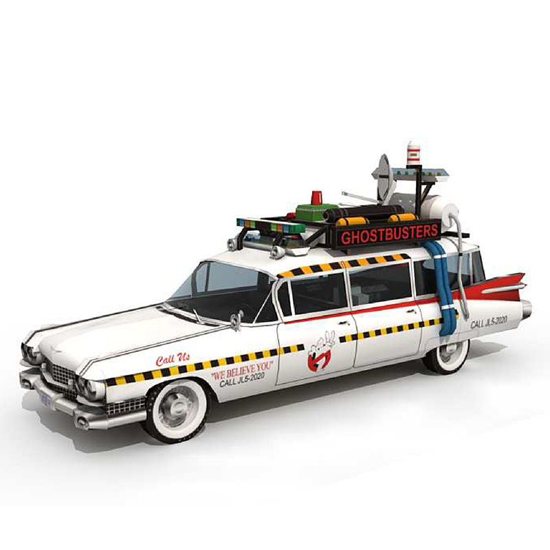 Art Craft Cardboard - Ảnh Decal Bóc Dán Ghostbusters Xe