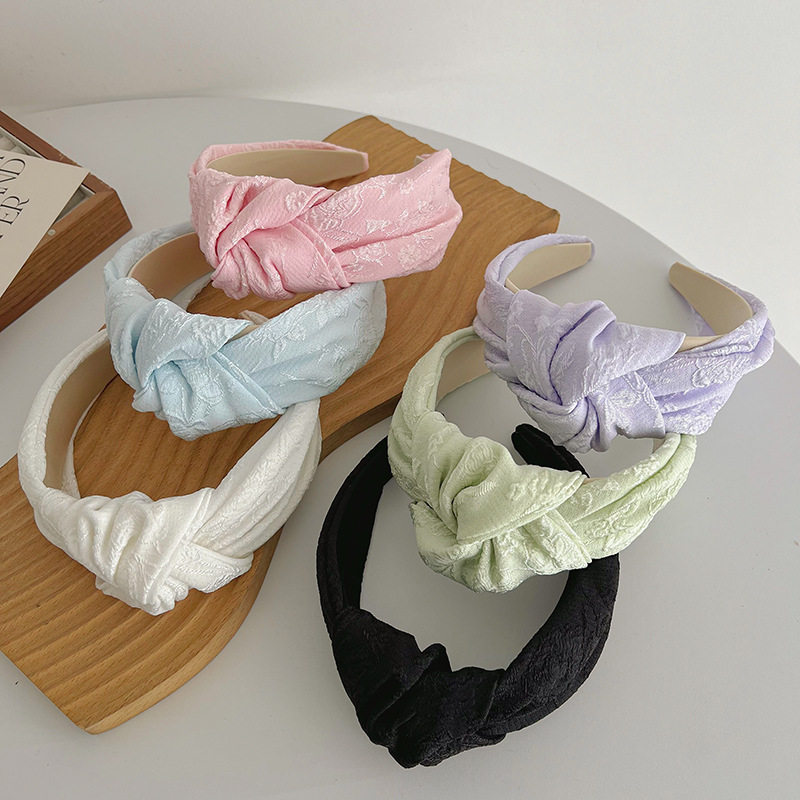 Art And Craft Hair - Bohemian Ethnic Flower Big Knot Hairband