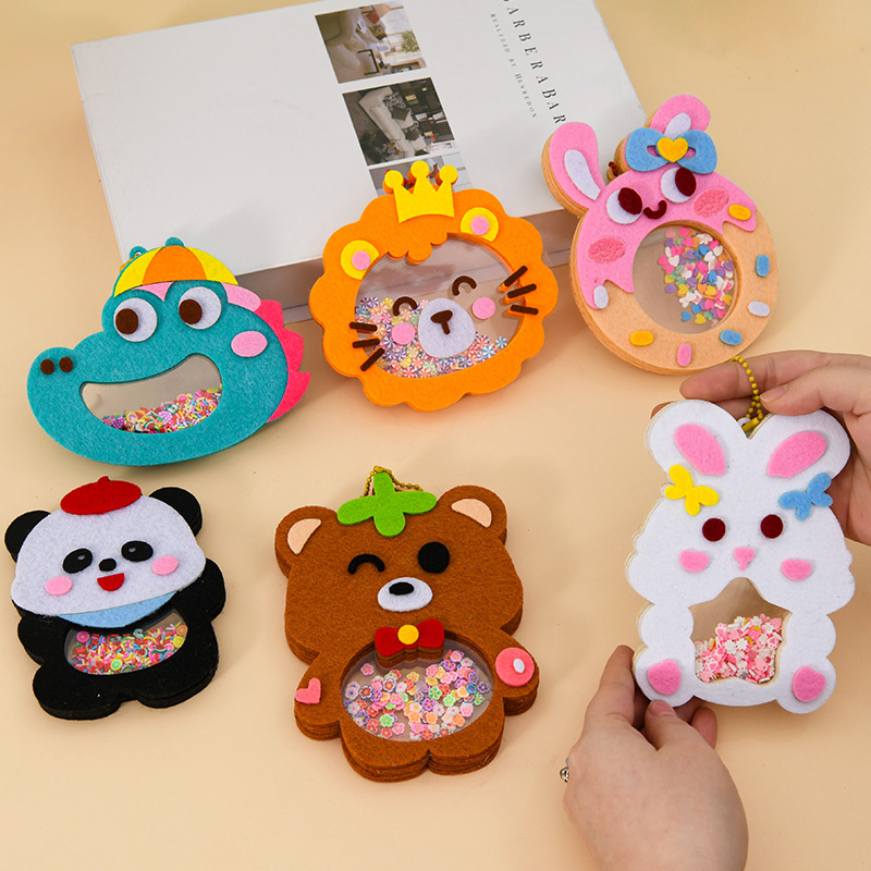Art Craft 5 Year Old - DIY Animal Shake Pendant Art Craft