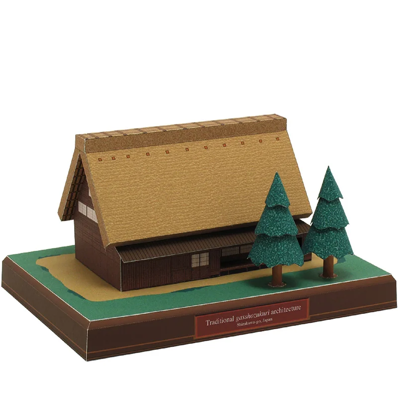 Art Craft Cardboard - Japan Cottage Gasshozukuri Mini 3D Paper