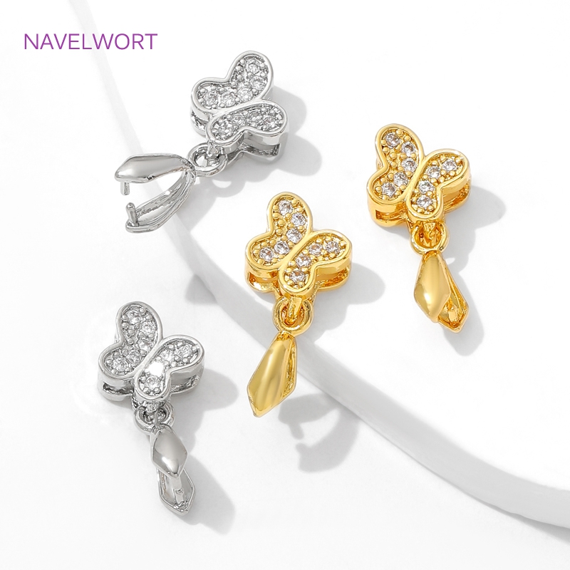 Art Craft Making - Brass Pinch Bails 18K Gold Plated