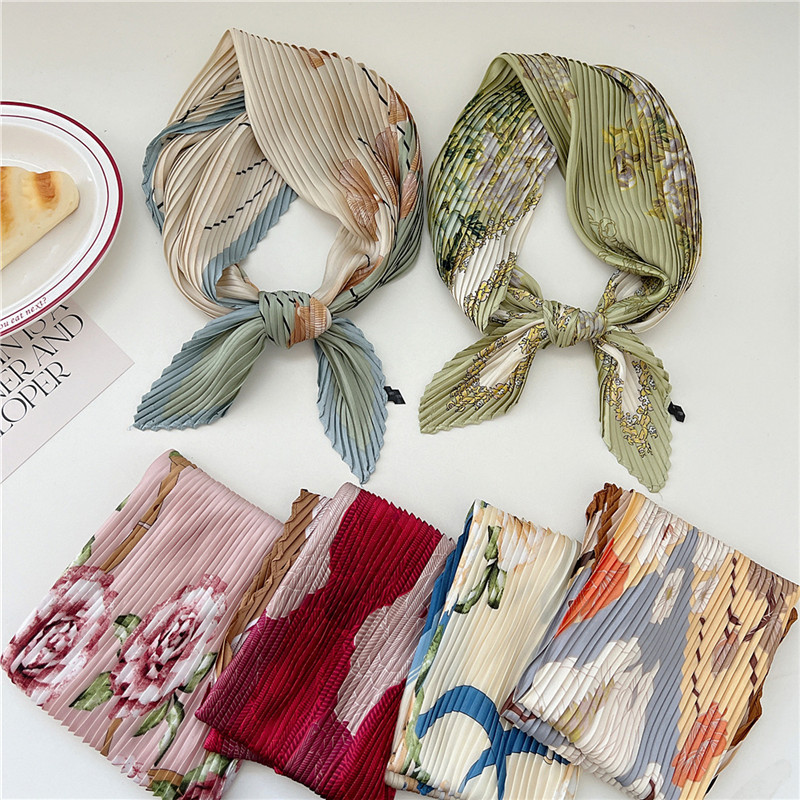 Crumpled Kerchief Square Scarv - đánh giá và giá Art And Craft Hair