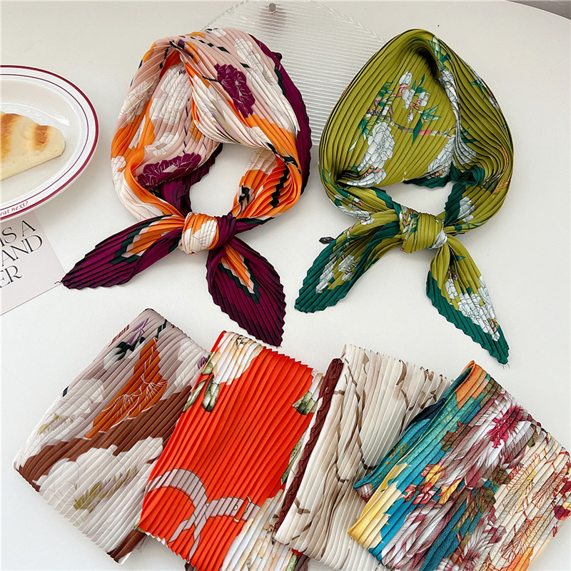 Crumpled Kerchief Square Scarv - đánh giá và giá Art And Craft Hair