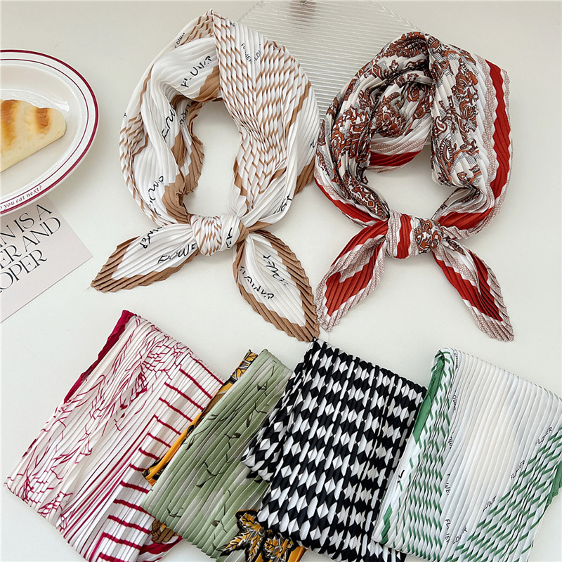 Crumpled Kerchief Square Scarv - đánh giá và giá Art And Craft Hair