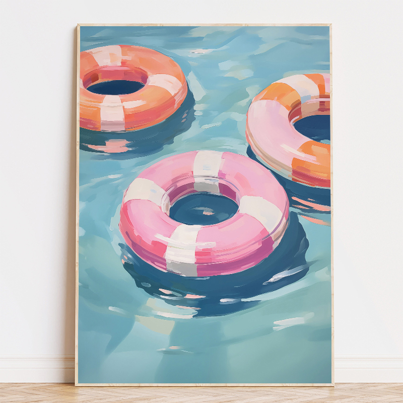 Colorful Pool Float Lifebuoy P - đánh giá và giá Art Craft House