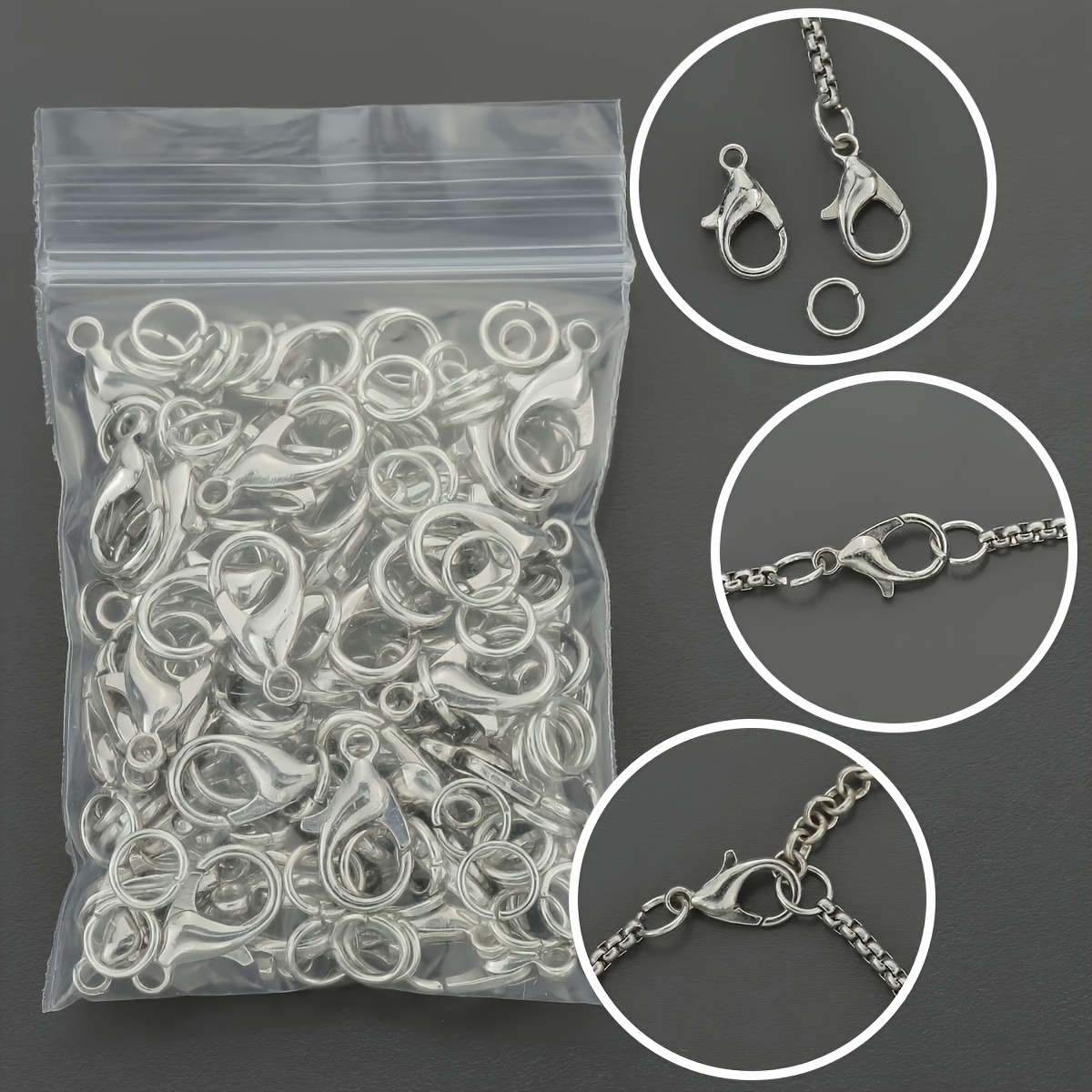 1/2/300pcs Lobster Clasps Open - đánh giá và giá Art Craft Making