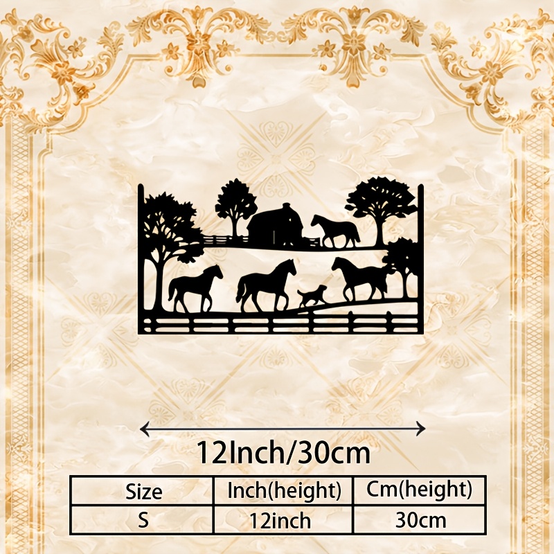 CIFBUY Metal Wall Art Horse Fa - đánh giá và giá Art Craft Horse