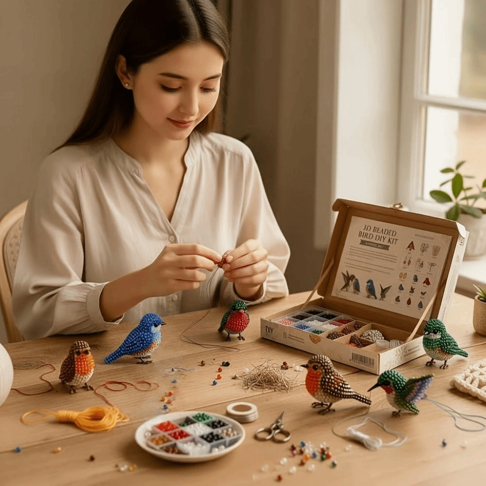 Handmade DIY Animal Bead Embro - đánh giá và giá Art Craft Education