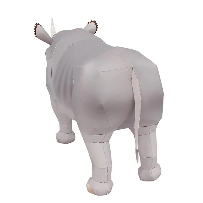 Rhinoceros Hook-lipped Handmad - đánh giá và giá Art Craft Cardboard