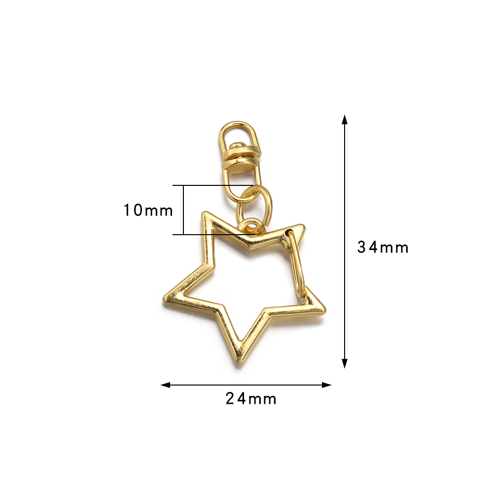 10Pcs Alloy Star Shaped Snap K - đánh giá và giá Art Craft Gifts