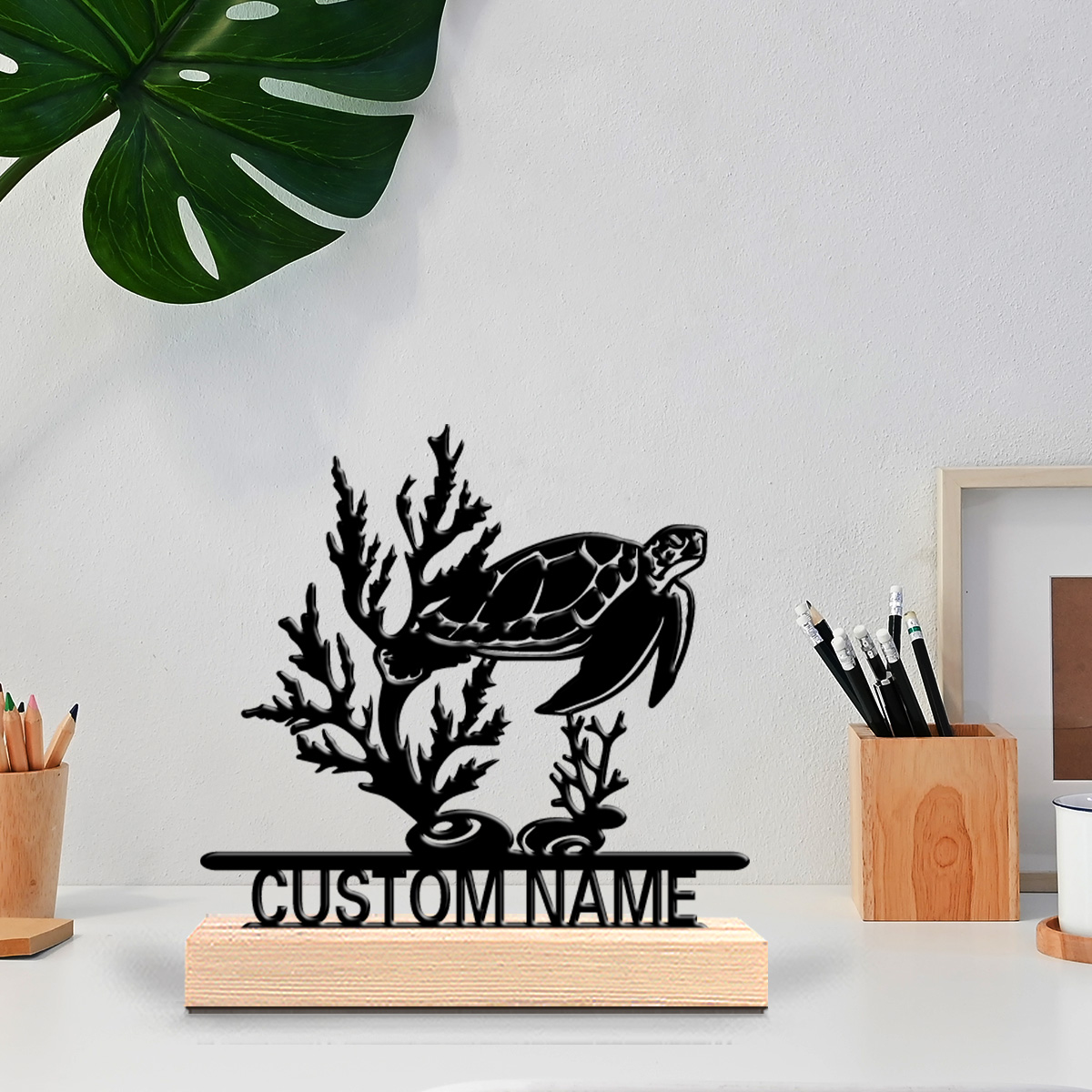 1pc Abstract Sea turtle Custom - đánh giá và giá Art Craft Letter A