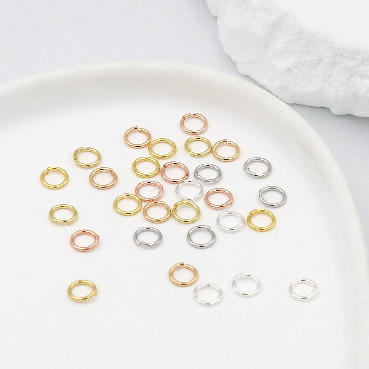 50-100 pcs/lot 3-10mm 925 Silv - đánh giá và giá Art Craft Gifts