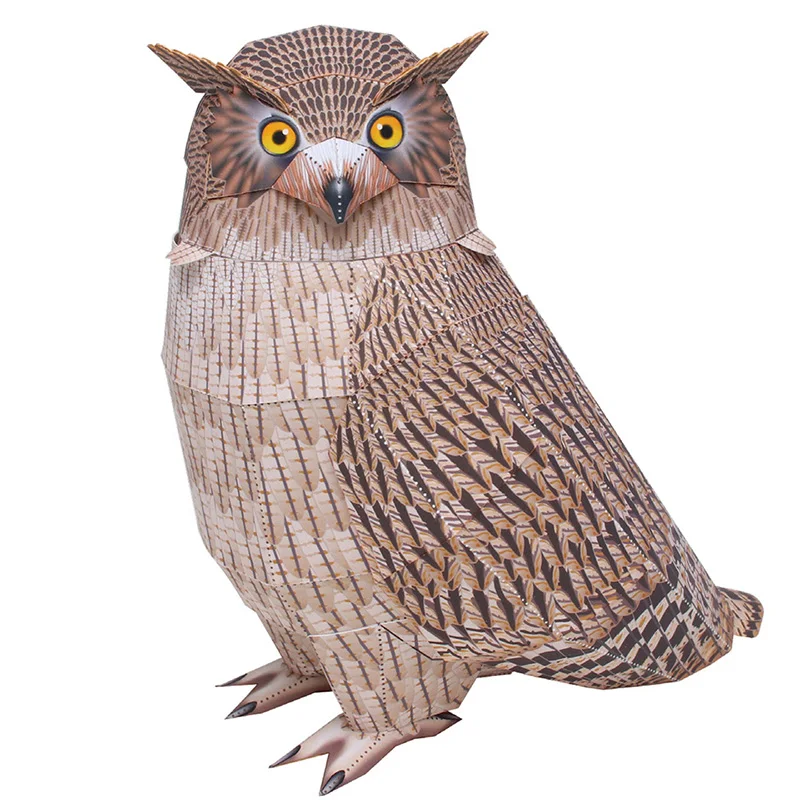 Blakiston's Fish Owl Handmade  - đánh giá và giá Art Craft Cardboard