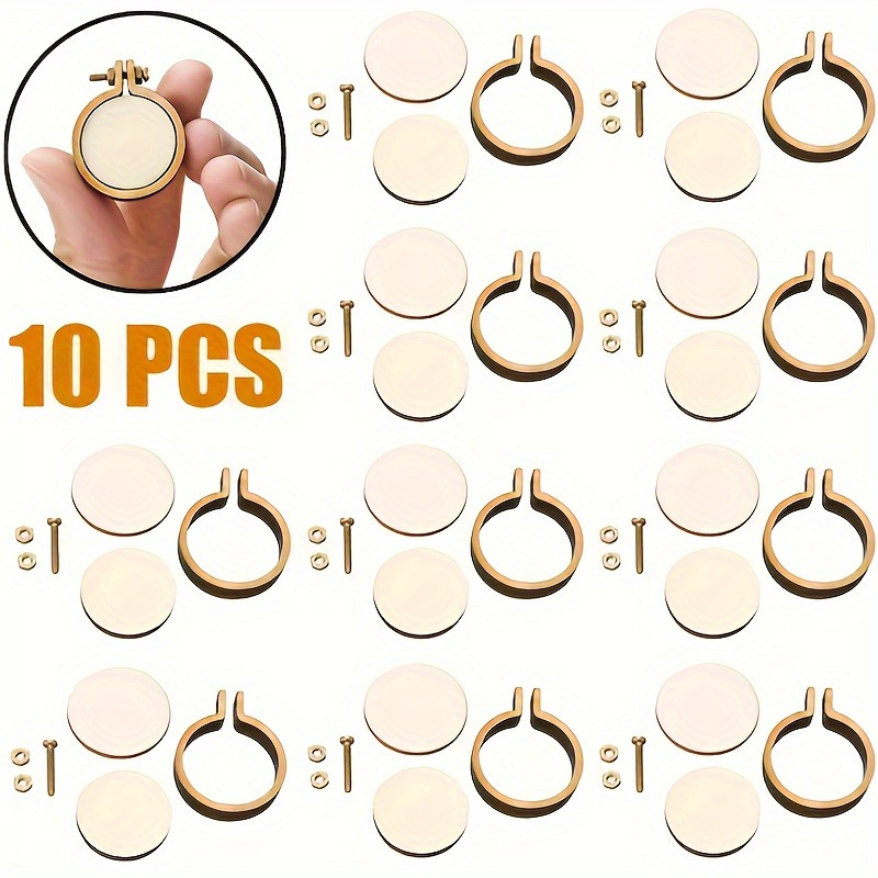 10pcs Mini Wooden Embroidery H - đánh giá và giá Art Craft Display