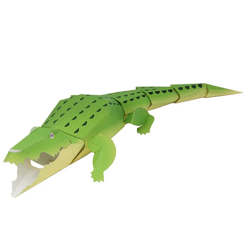 Crocodile Folding Origami Art  - đánh giá và giá Art Craft Cardboard