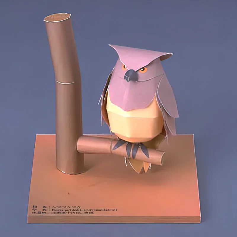 Blakiston's Fish Owls Origami  - đánh giá và giá Art Craft Cardboard