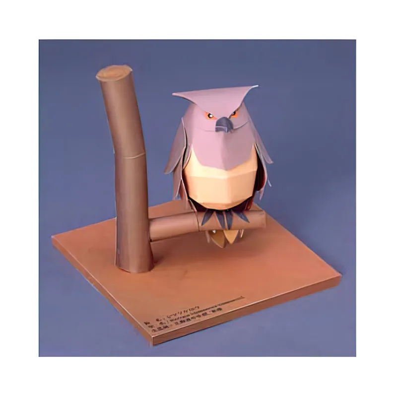 Blakiston's Fish Owls Origami  - đánh giá và giá Art Craft Cardboard