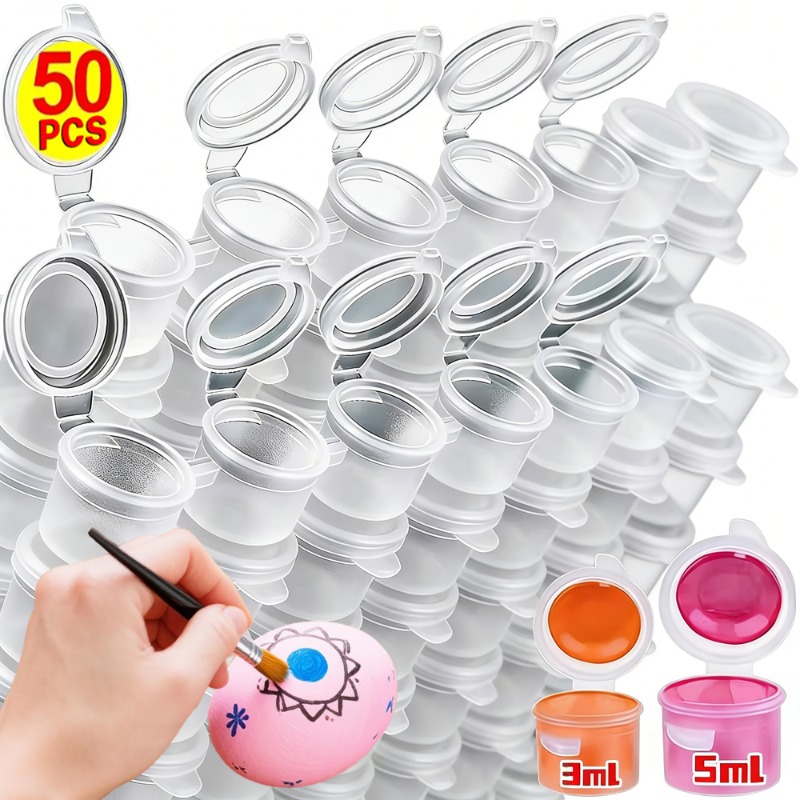10/30/50PCS Empty Paint Pots M - đánh giá và giá Art And Craft With Paint