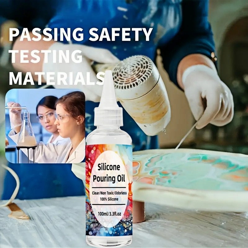 Silicone Pouring Oil for Acryl - đánh giá và giá Acrylic Pour Paint