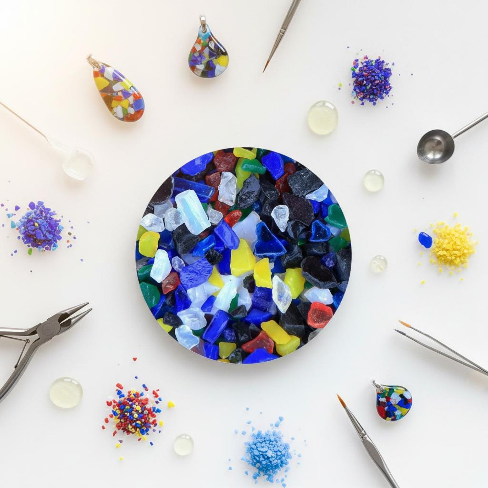 COE90 Fusing Glass Multi-Multi - đánh giá và giá Art Craft Blend