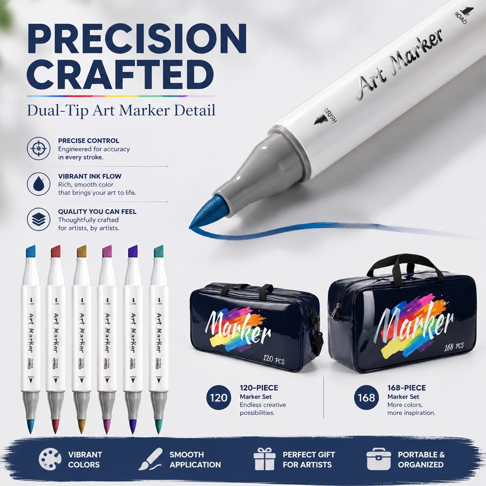 120 Colors Alcohol Drawing Mar - đánh giá và giá Illustration Marker Set