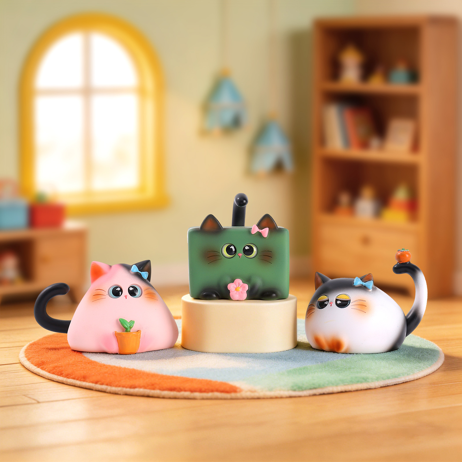 Blind Box Cat Figurine Resin C - đánh giá và giá Art Craft Cat