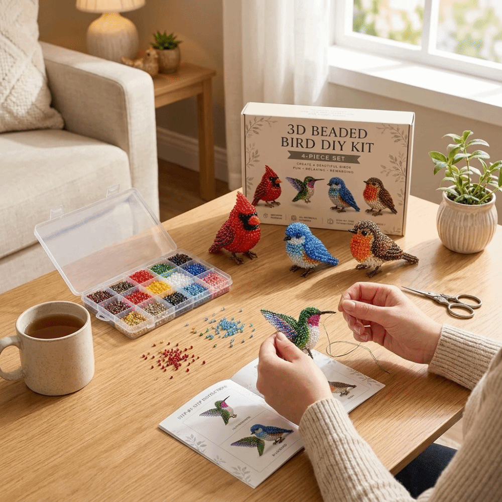 Handmade DIY Animal Bead Embro - đánh giá và giá Art Craft Education