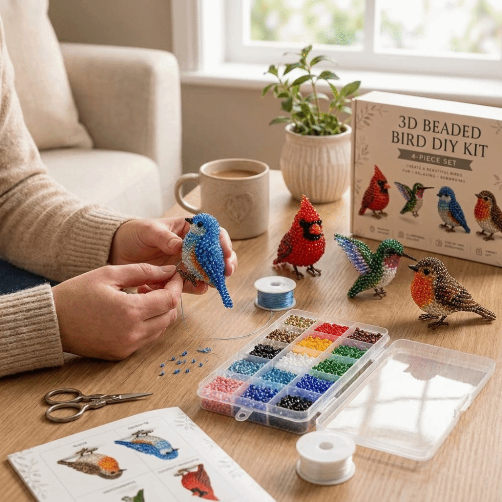 Handmade DIY Animal Bead Embro - đánh giá và giá Art Craft Education