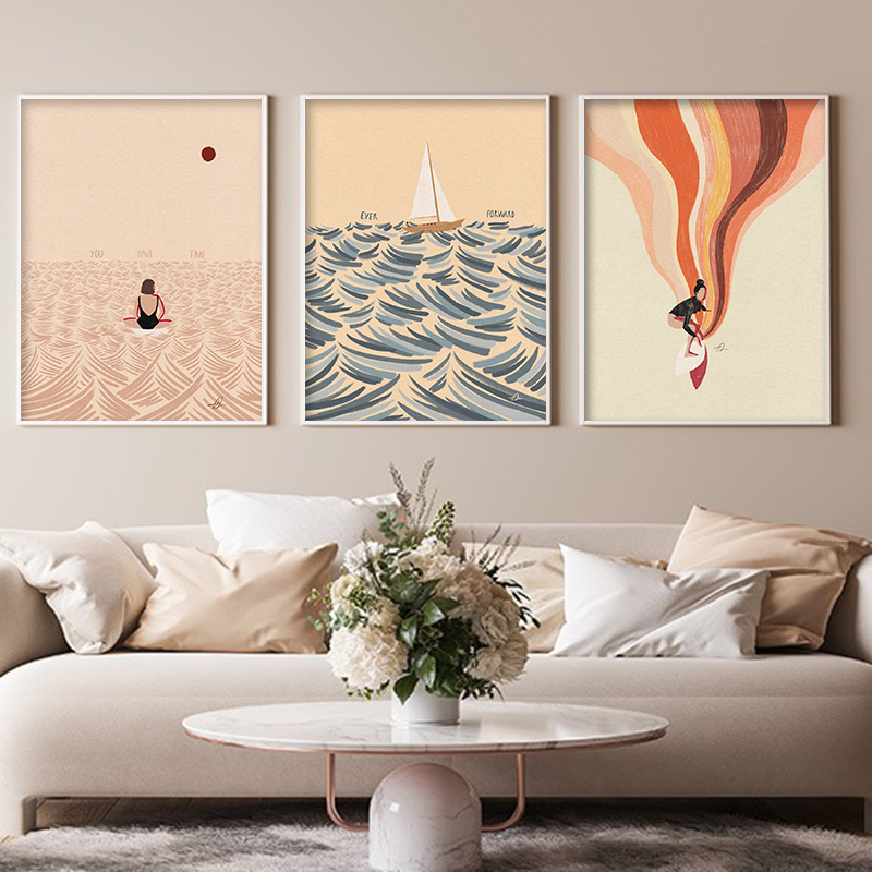 Nordic Minimalistic Art Surfin - đánh giá và giá Art Craft House