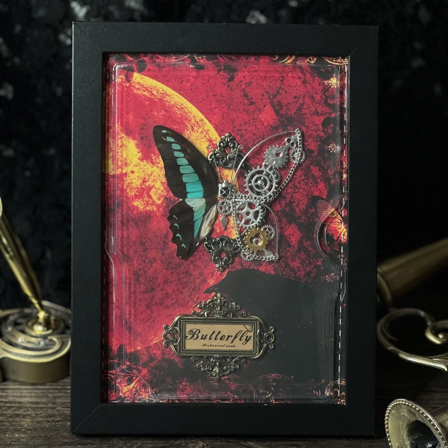Steampunk Butterfly Frame DIY  - đánh giá và giá Art Craft Home