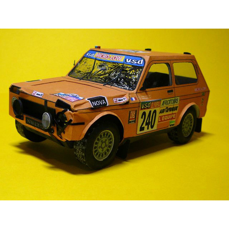 LADA NIVA 1985 1:32 Dakar Rall - đánh giá và giá Art Craft Cardboard