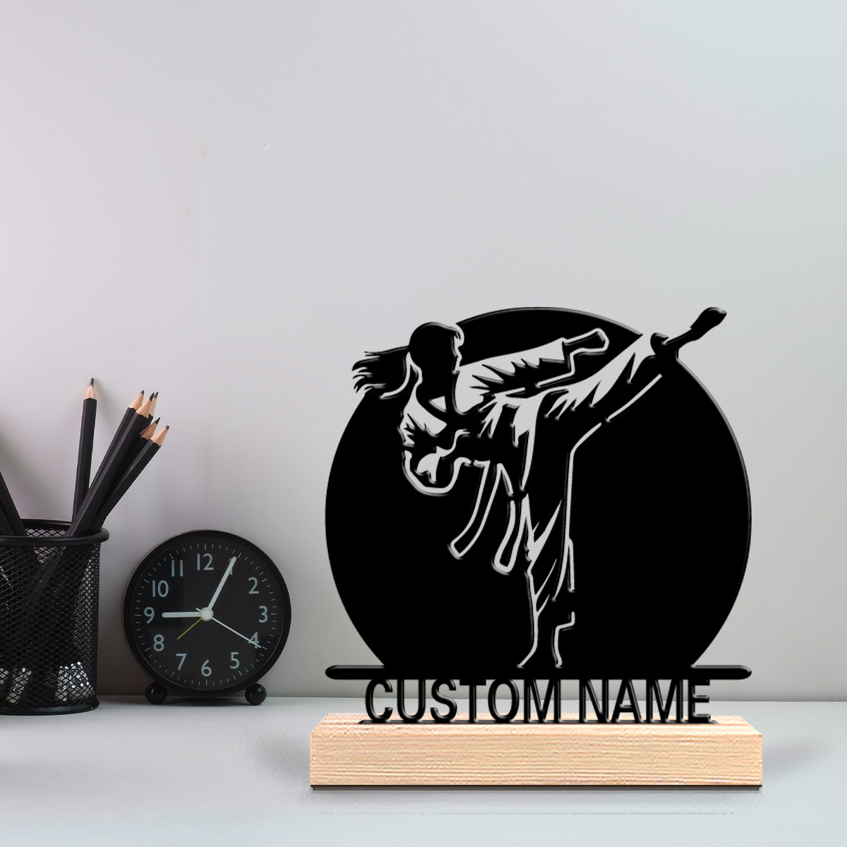 1pc Abstract Karate Personaliz - đánh giá và giá Art Craft Letter A