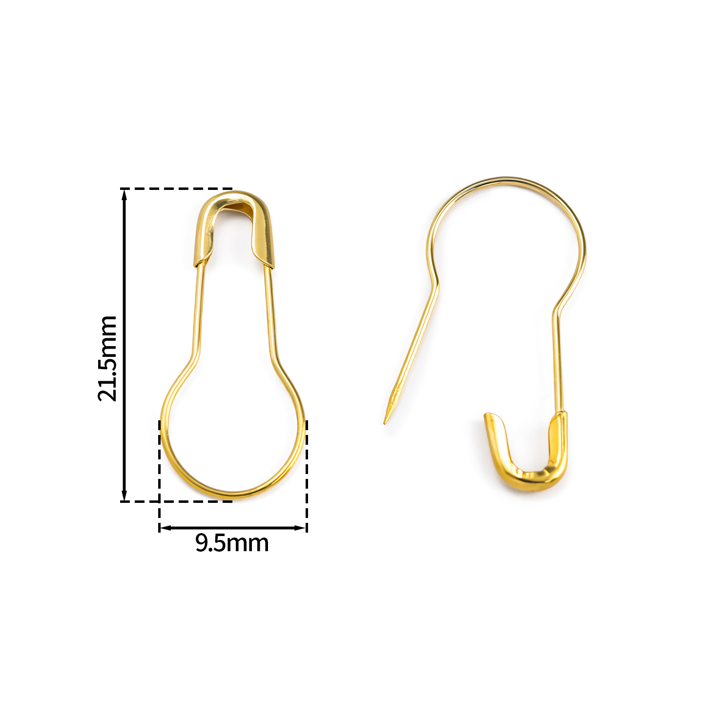100Pcs/Lot Metal Gourd Safety  - đánh giá và giá Art Craft Making