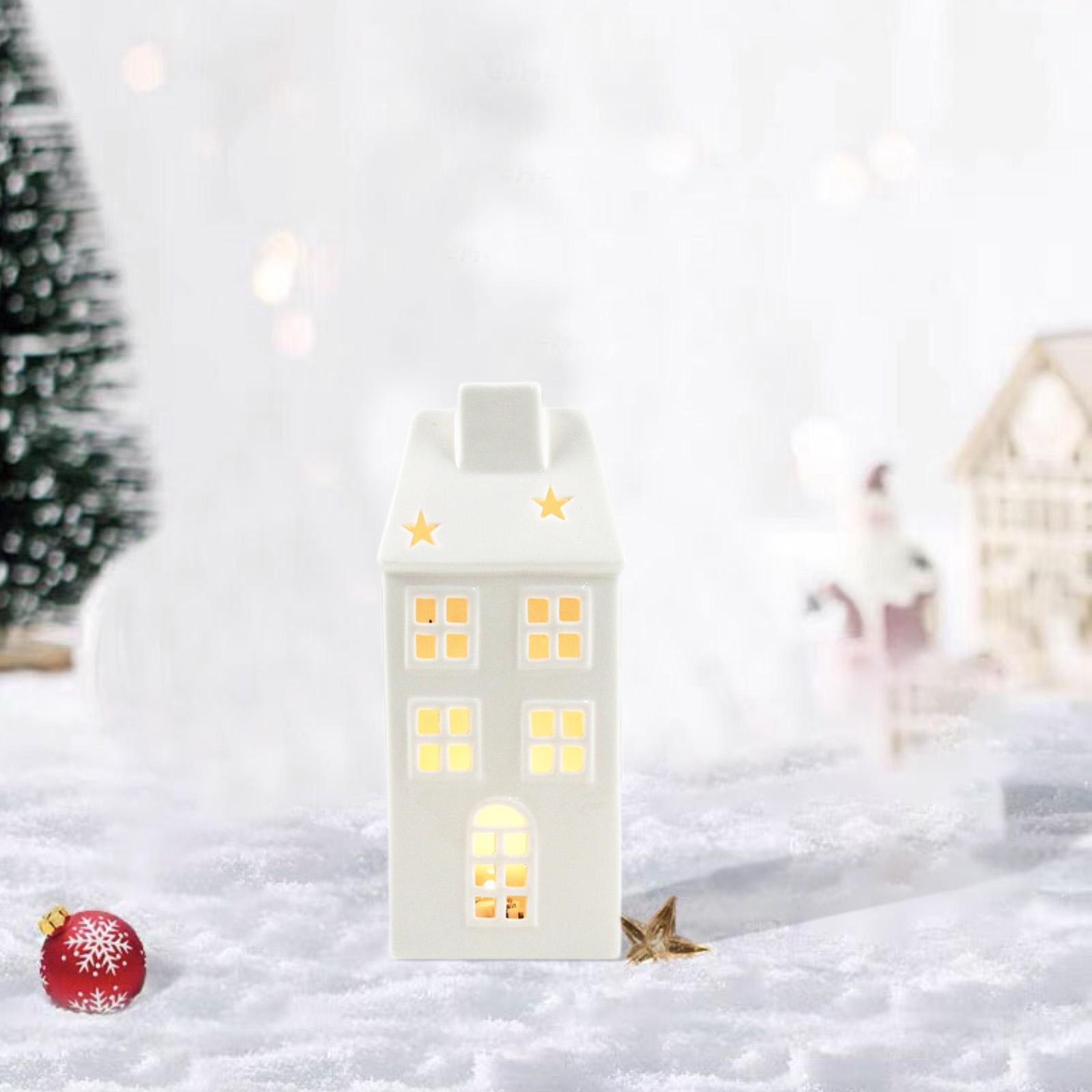 Ceramic Xmas House Bedroom Tab - đánh giá và giá Art Craft House