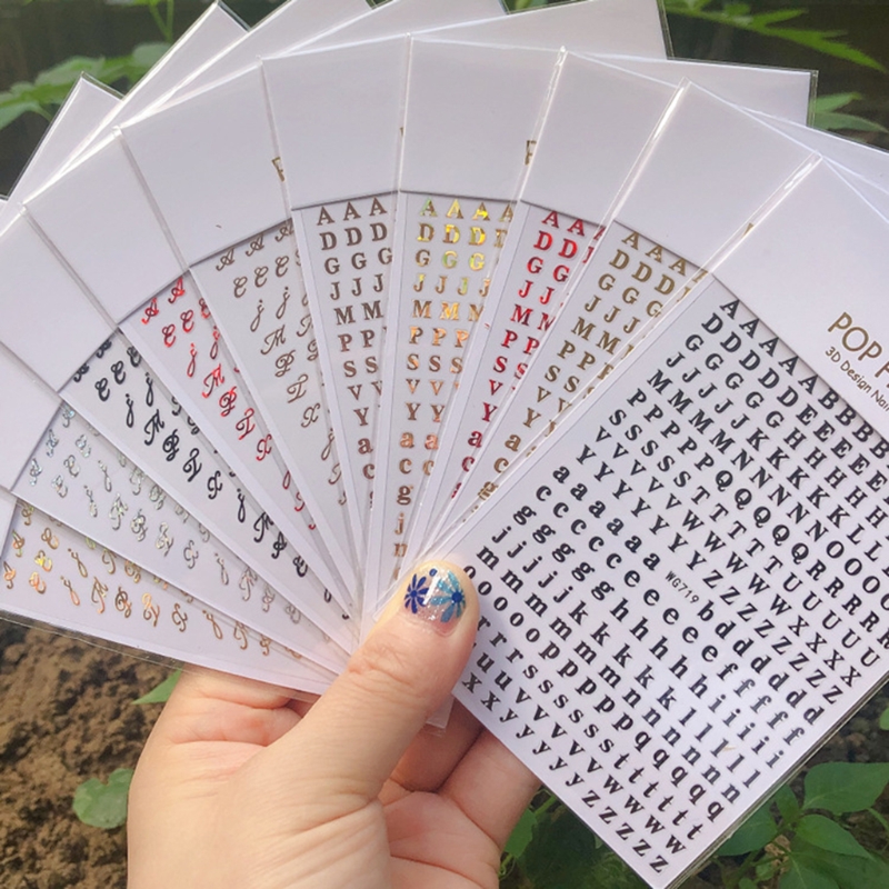 26 Alphabet Stickers Glitter S - đánh giá và giá Art Craft Letter A