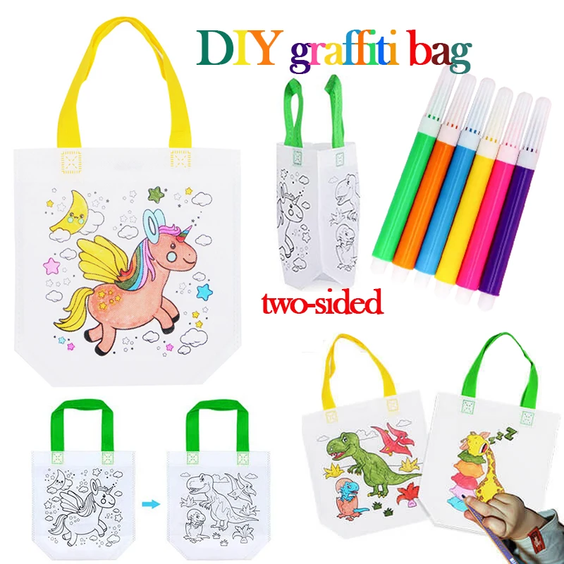 1-10pcs Sets DIY Graffiti Bag  - đánh giá và giá Illustration Marker Set