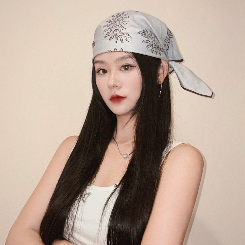 Retro Flower Square Headscarf  - đánh giá và giá Art And Craft Hair