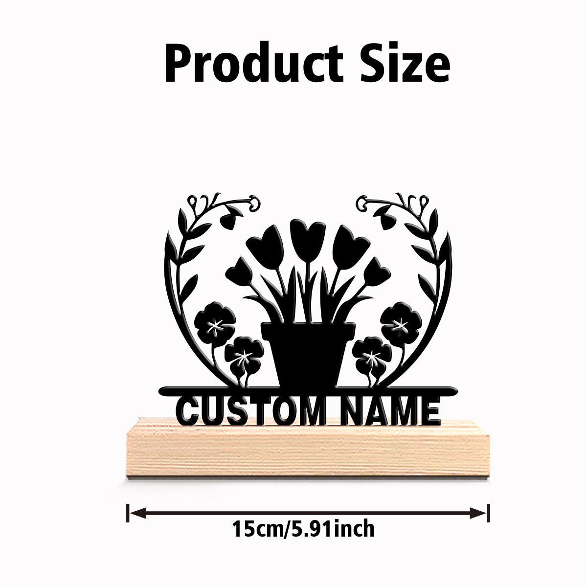 1pc flower grass Custom Text I - đánh giá và giá Art Craft Gifts