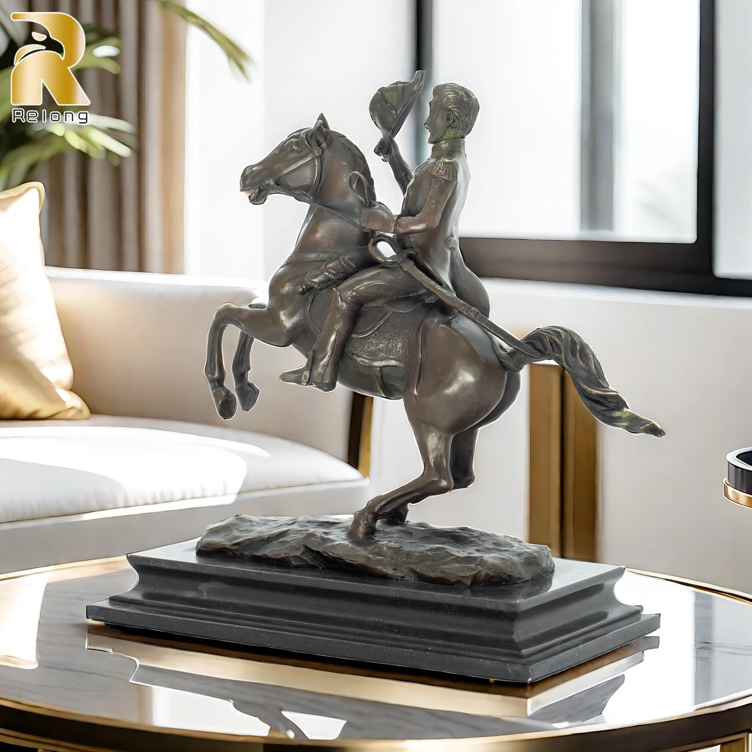 Bronze Ridding Horse Sculpture - đánh giá và giá Art Craft Horse