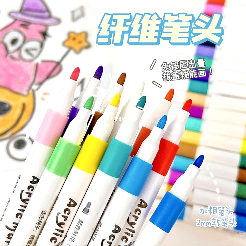 Soft Tip Acrylic Marker Pen Se - đánh giá và giá Art Craft 5 Year Old
