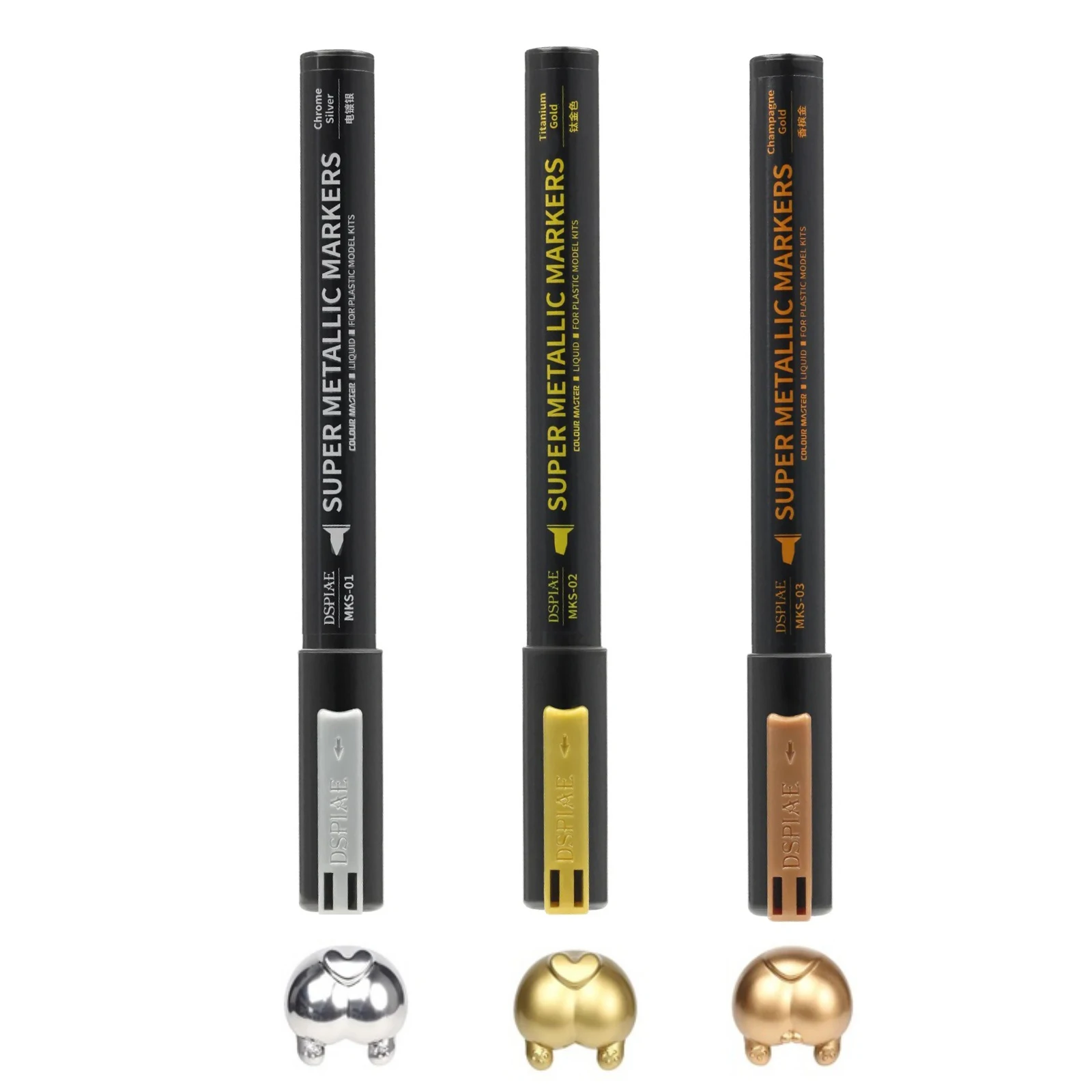 DSPIAE MKS Super Metallic Colo - đánh giá và giá Illustration Marker Set