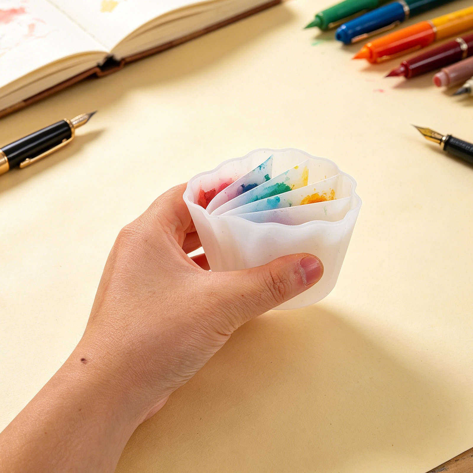 4Pcs Silicone Split Cups for R - đánh giá và giá Acrylic Pour Paint