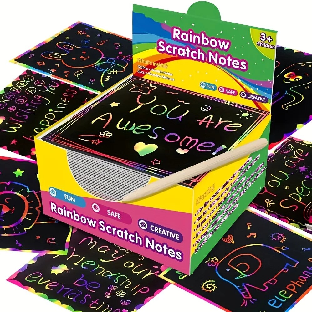 Many Creative Scratch Art Card - đánh giá và giá Art Craft Education