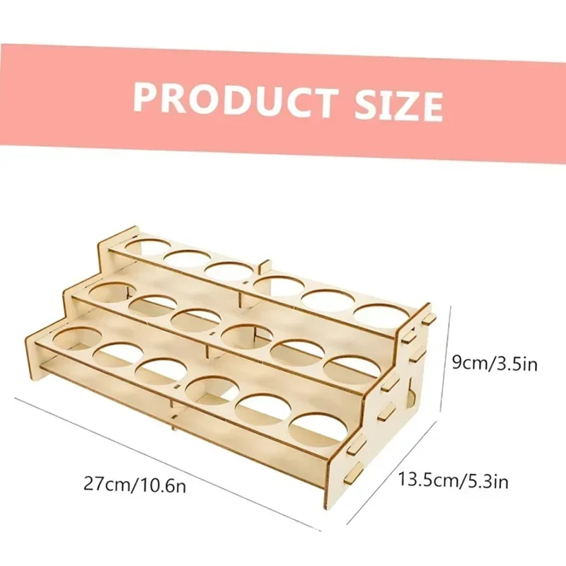 Wooden Paint Rack Organizer fo - đánh giá và giá Art Craft Display
