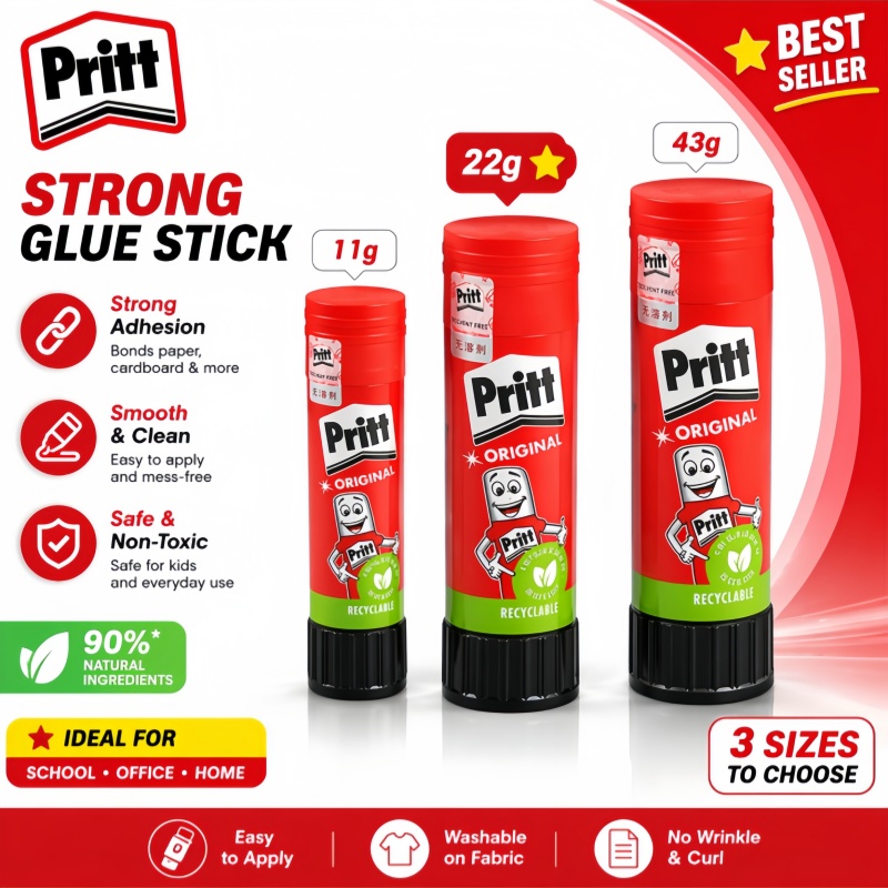 Original Pritt Glue Stick Non- - đánh giá và giá Art Craft 5 Year Old